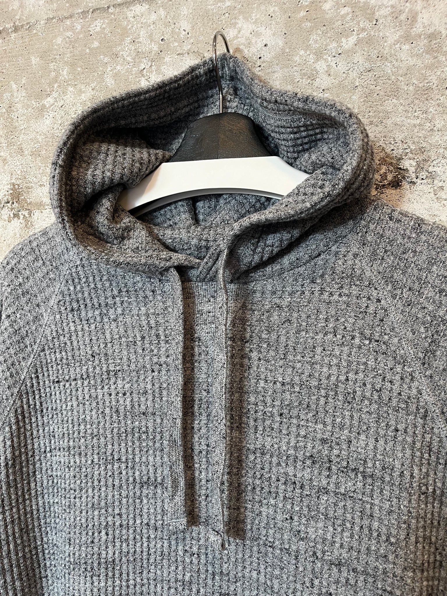 THERMAL SWEATERKNIT HOOD