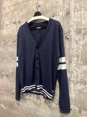 EBENZER SWEATERKNIT CARDI - navy