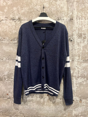 EBENZER SWEATERKNIT CARDI - navy